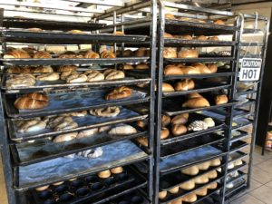 Baked goods on a rack