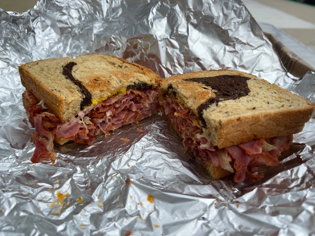 Pastrami on rye. 