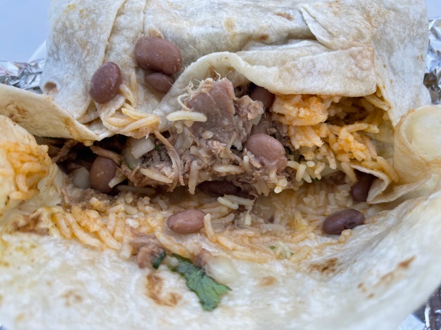 photo of burrito