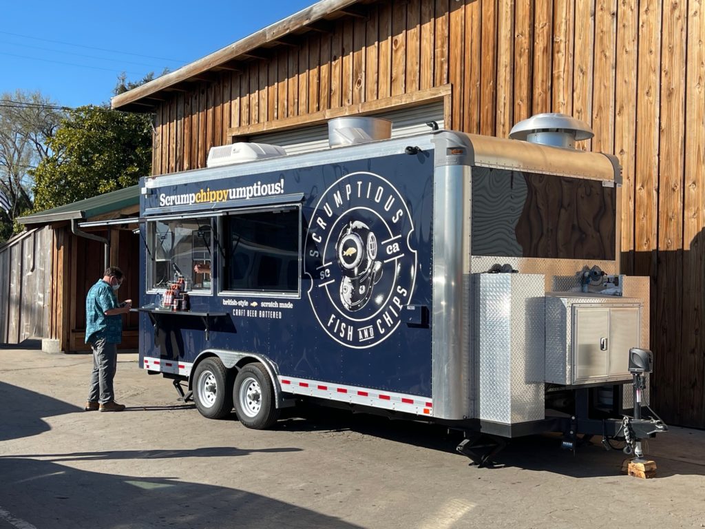 Photo of the Scrumptious Fish & Chips trailer