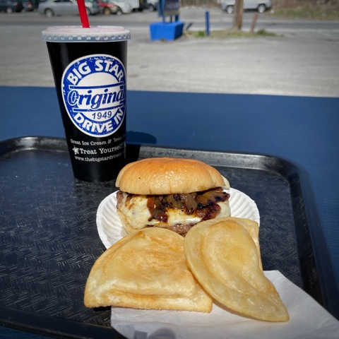 Food from Big Star Drive-In